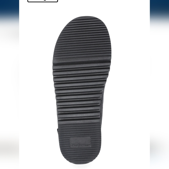 new DEARFOAMS men's SLIPPERS/ CLOGS brand new BLACK sizes L & XL - 11/12 & 13/14 - Picture 5 of 7